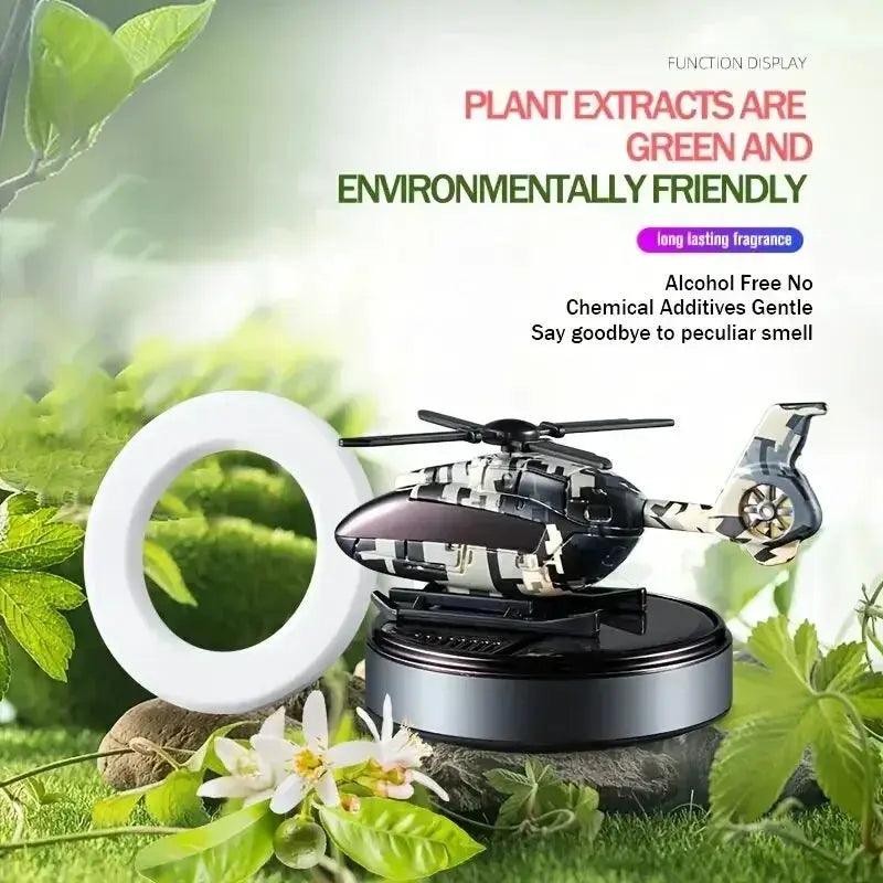  Solar Powered Helicopter Air Freshener For Vehicle Use -  ToylandEU™
