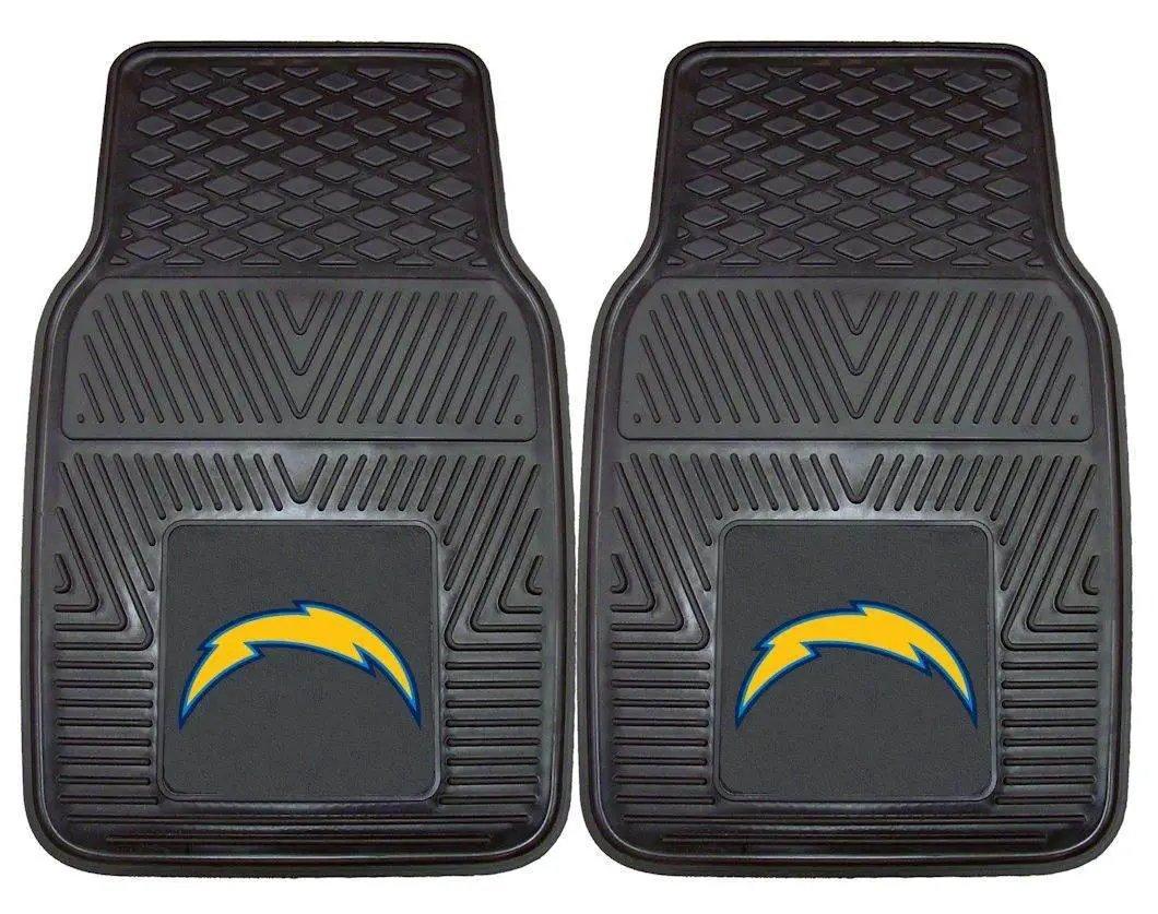  Los Angeles Chargers Car Mats Heavy Duty Vinyl 2 Piece -  ToylandEU™