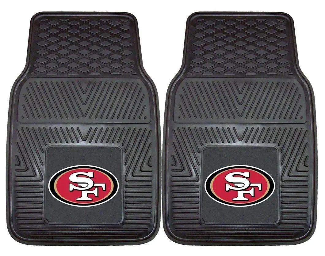 San Francisco 49ers Car Mats Heavy Duty 2 Piece Vinyl -  ToylandEU™