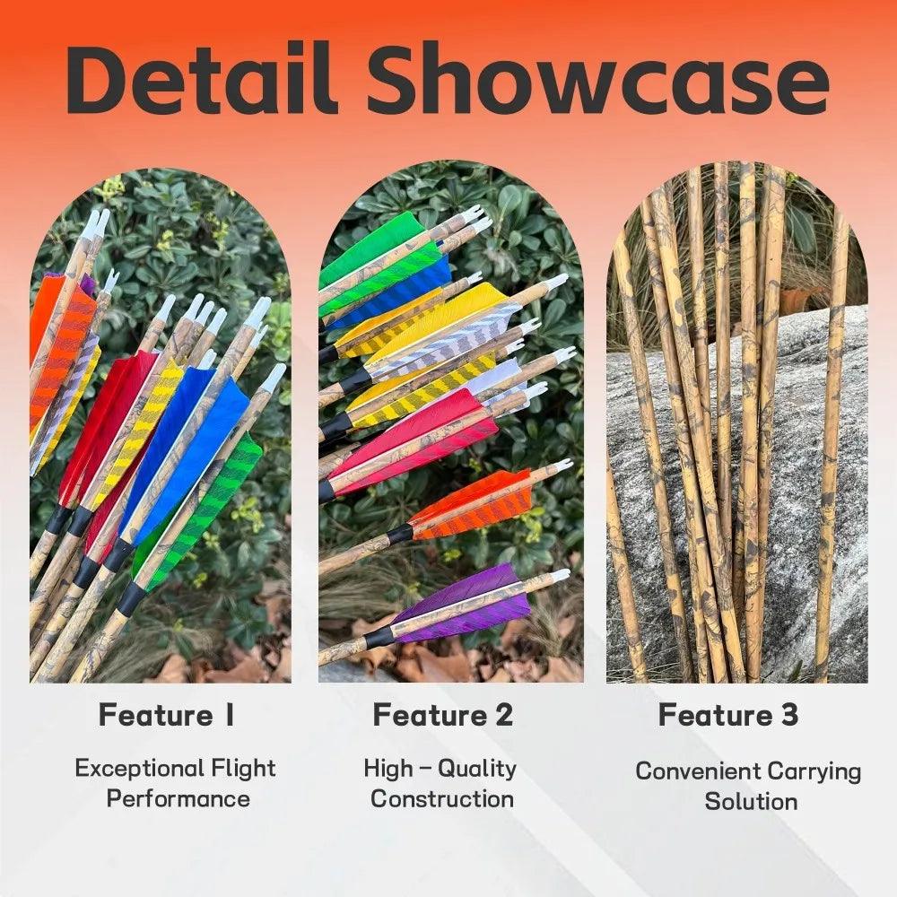 Carbon Arrows | 30 Inch 500 Spine | Toylandeu™