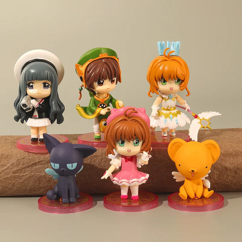  Card Captor Sakura Figures | 6 Pc PVC Set | Toylandeu™ 