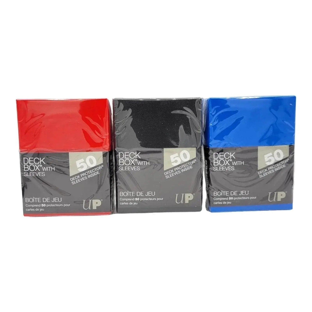  Deck Box 3 Color Assortment With 50 Card Sleeves Pack -  ToylandEU™