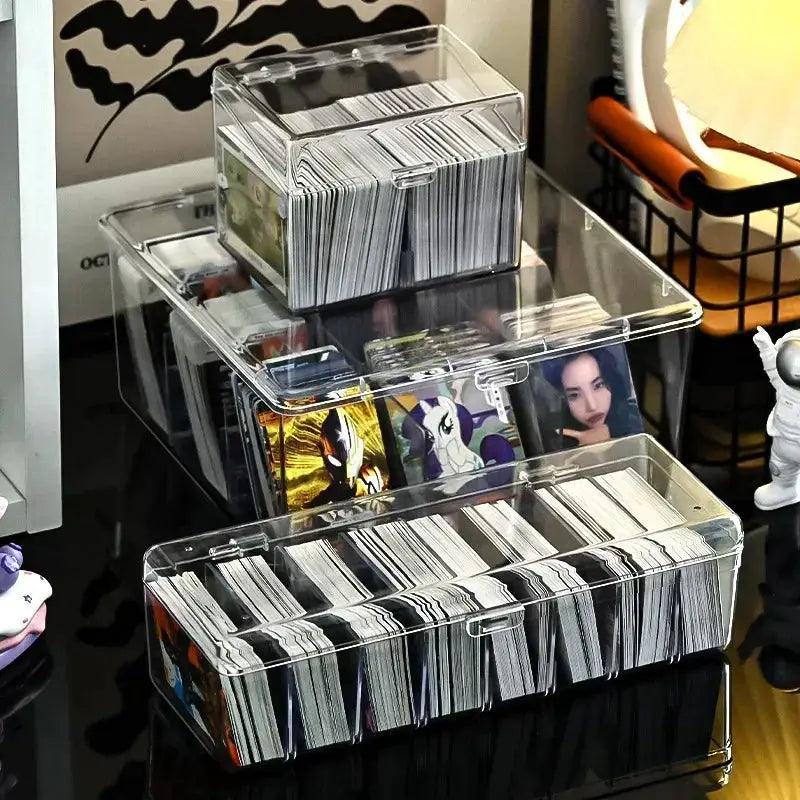  Transparent Card Storage Box With Cover Large Capacity -  ToylandEU™
