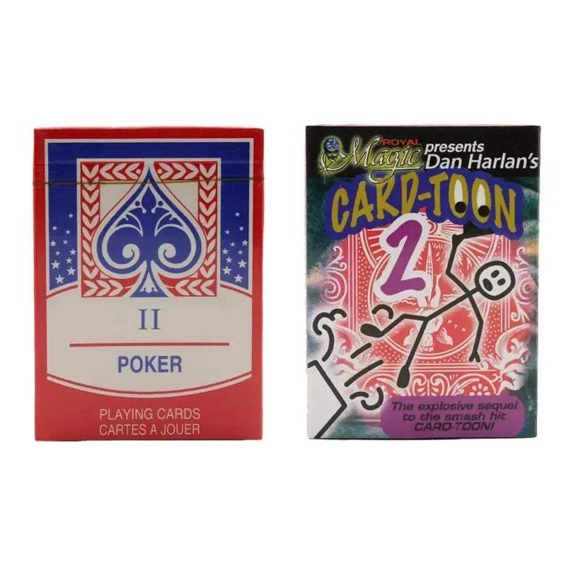 Cardtoon Deck Magic Tricks Mind Reading Predictions - ToylandEU