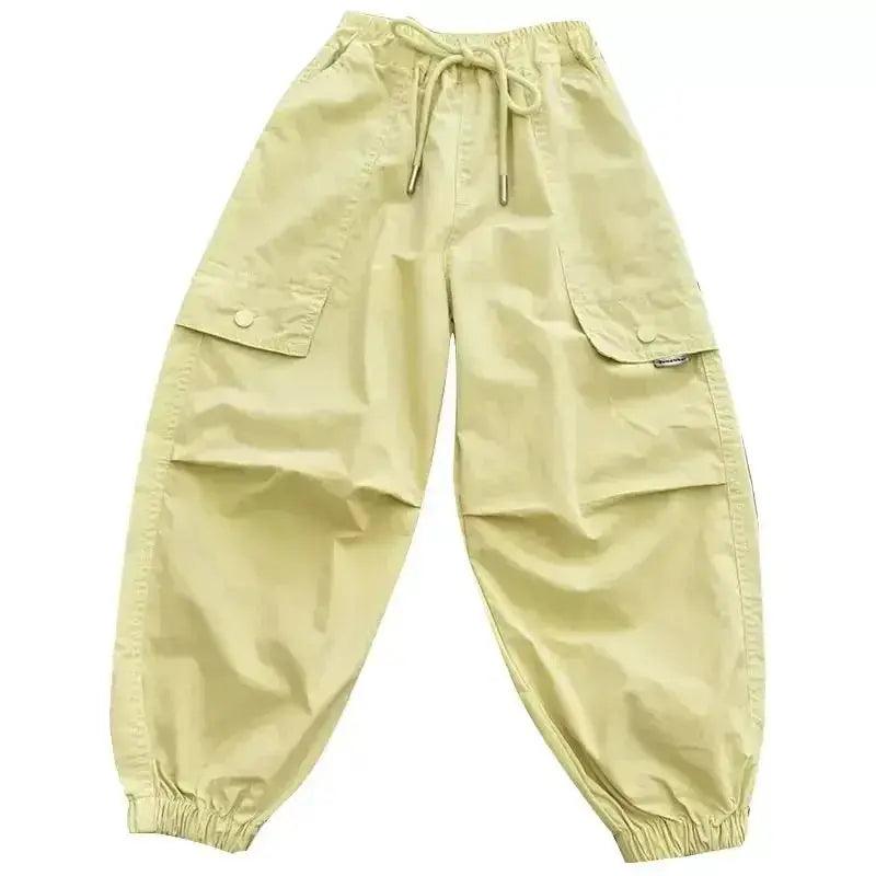  Girls Cargo Joggers Breathable Elastic Ankle Pants -  ToylandEU™