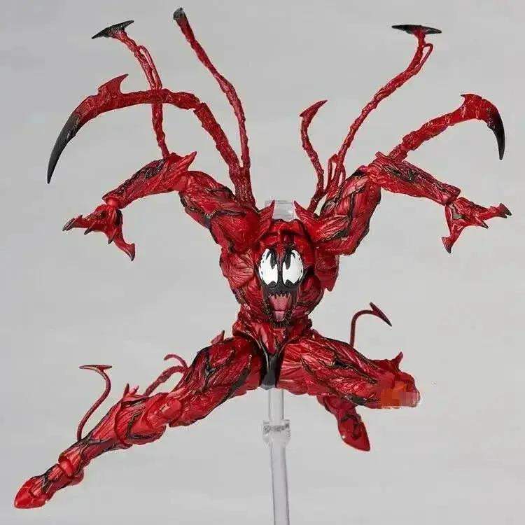Carnage Figure, Spider Man Marvel Movable Joints Figurine, Toys Gifts 7 in - ToylandEU