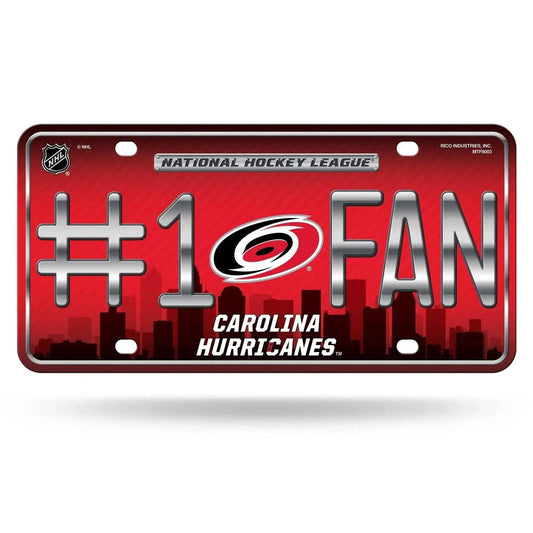  Carolina Hurricanes License Plate Fan Aluminum Rico -  ToylandEU™