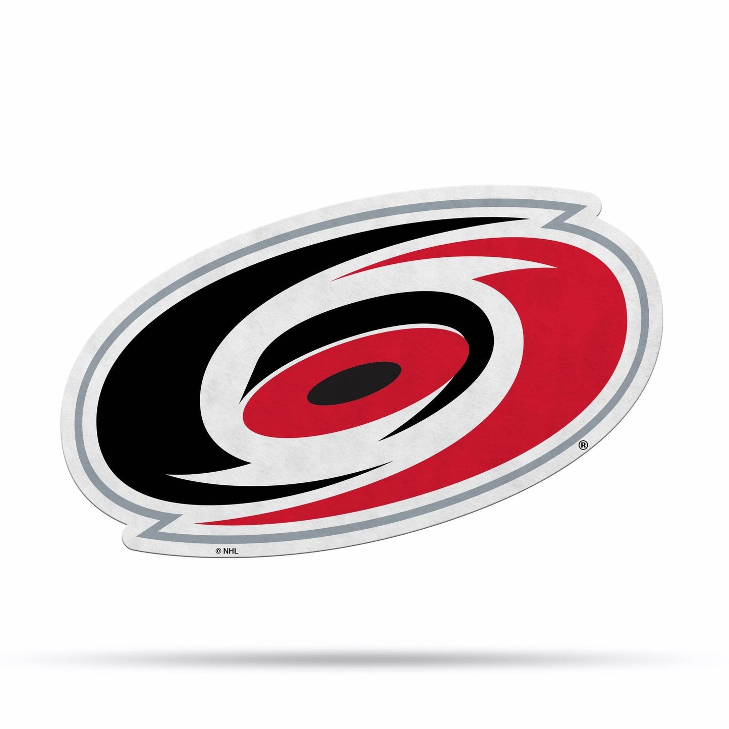 Carolina Hurricanes Pennant Shape Cut Logo Design Decor - ToylandEU