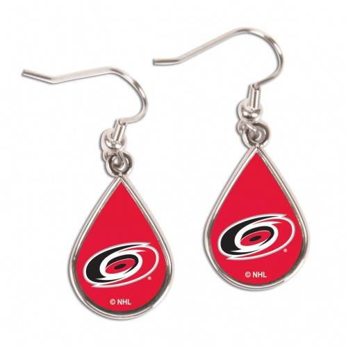 Carolina Hurricanes Tear Drop Earrings Officially Licensed - ToylandEU