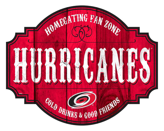 Carolina Hurricanes Wood Sign 12 Inch Homegating Tavern - ToylandEU