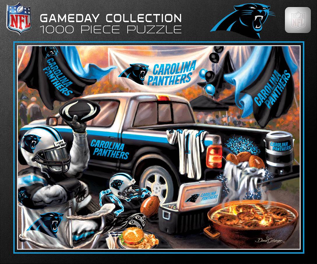 Carolina Panthers 1000 Piece Gameday Design Puzzle Official - ToylandEU