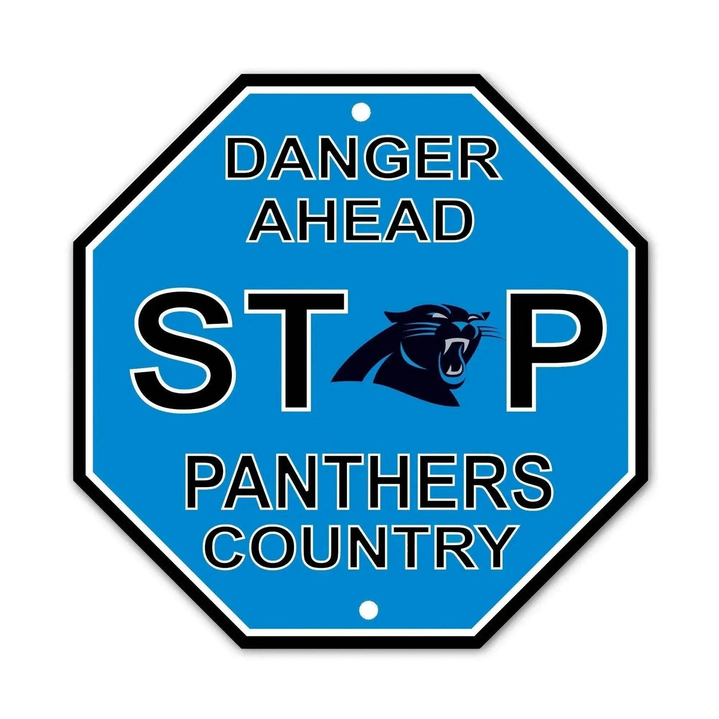  Carolina Panthers 12x12 Plastic Stop Style Wall Sign -  ToylandEU™