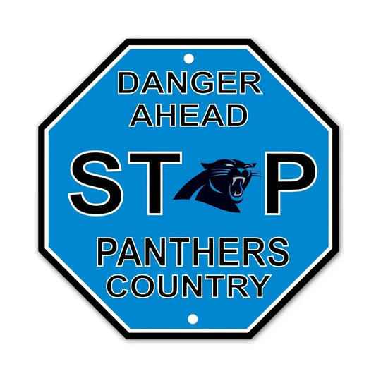  Carolina Panthers 12x12 Plastic Stop Style Wall Sign -  ToylandEU™