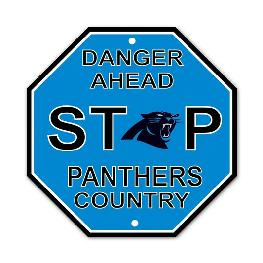 Carolina Panthers 12x12 Plastic Stop Style Wall Sign -  ToylandEU™