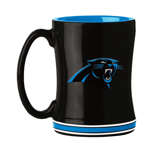 Carolina Panthers 14oz Sculpted Relief Team Color Mug - ToylandEU