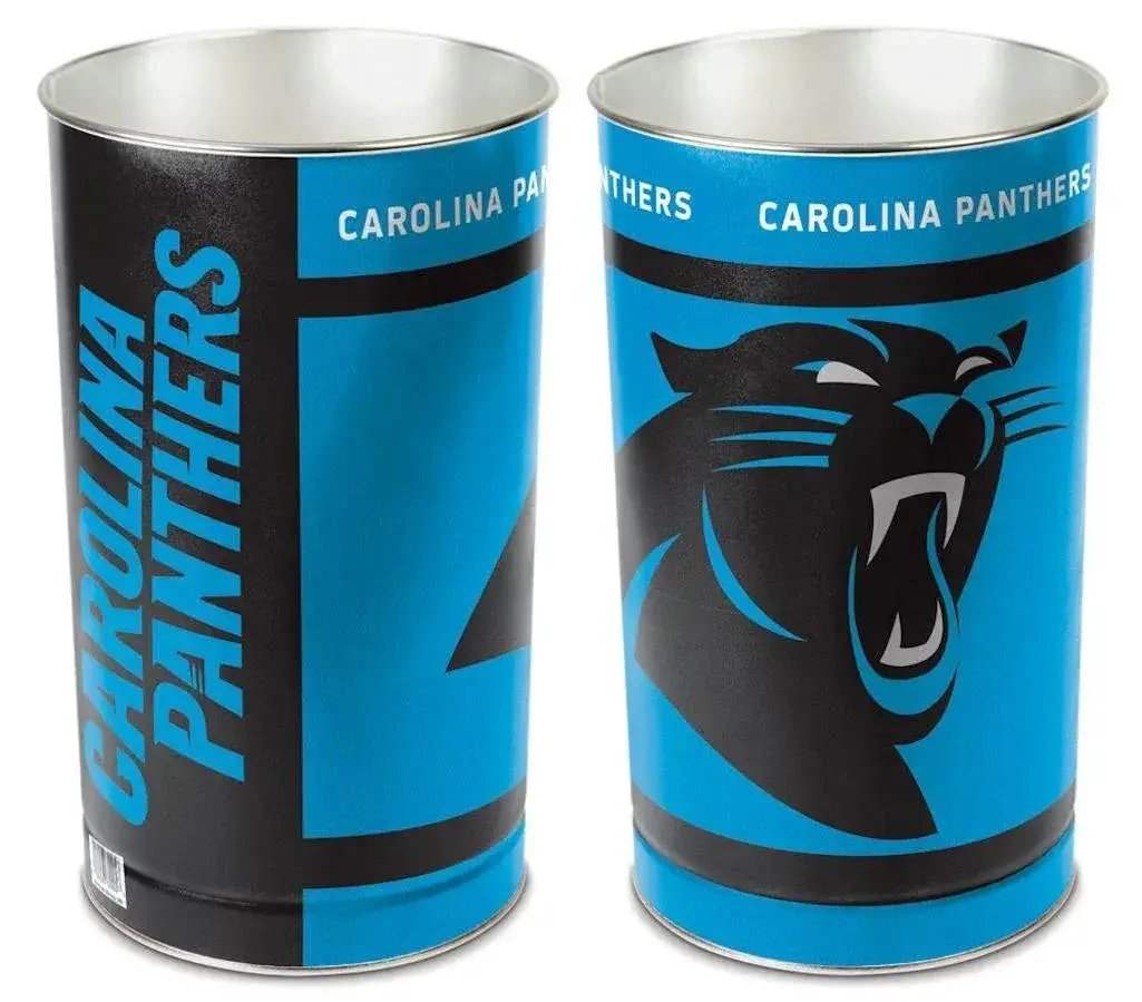  Carolina Panthers 15 Inch Metal Wastebasket For Fans -  ToylandEU™