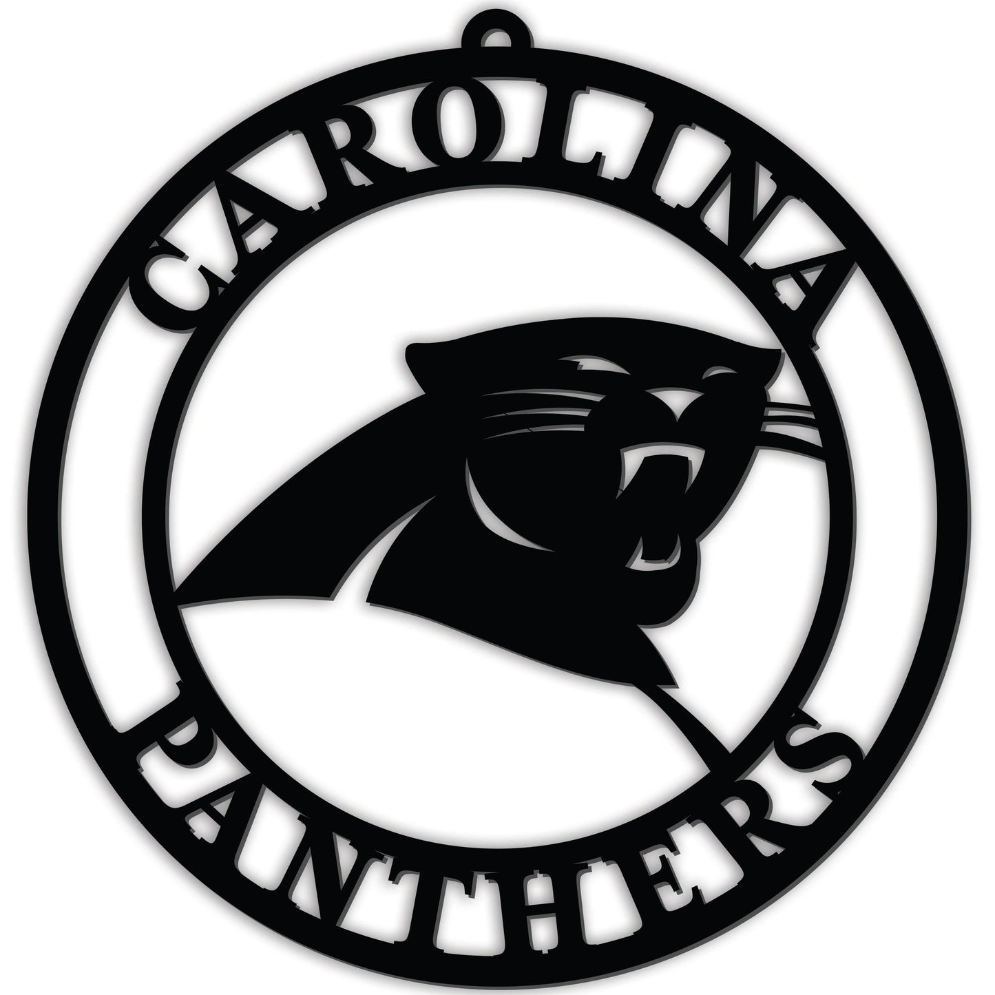 Carolina Panthers 16 Inch Door Hanger Sign With Logo - ToylandEU