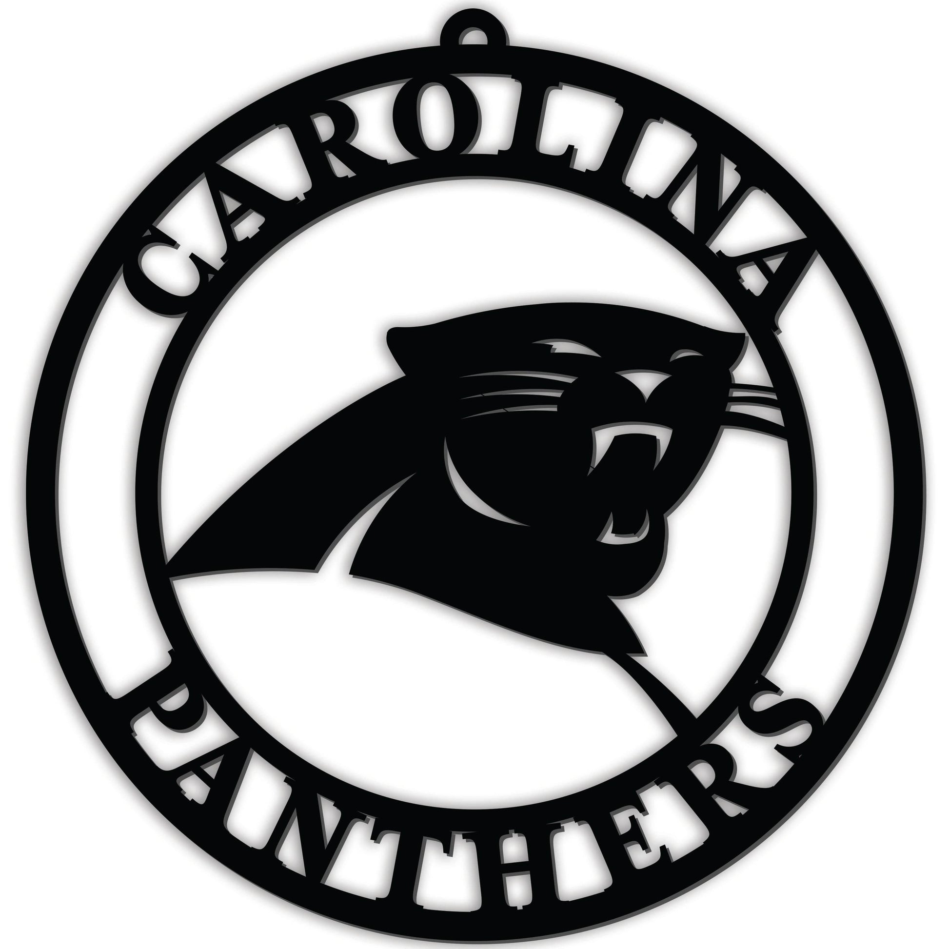Carolina Panthers 16 Inch Door Hanger Sign With Logo - ToylandEU
