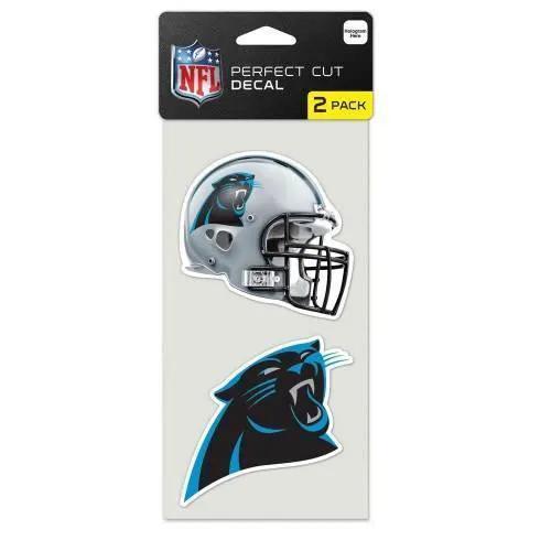  Carolina Panthers 4x4 Die Cut Decal Set of 2 Outdoor Vinyl -  ToylandEU™