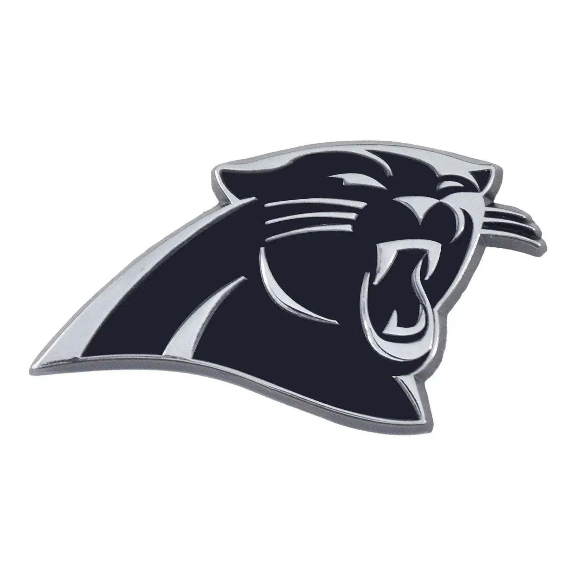 Carolina Panthers Auto Emblem Premium Chrome Metal Badge - ToylandEU