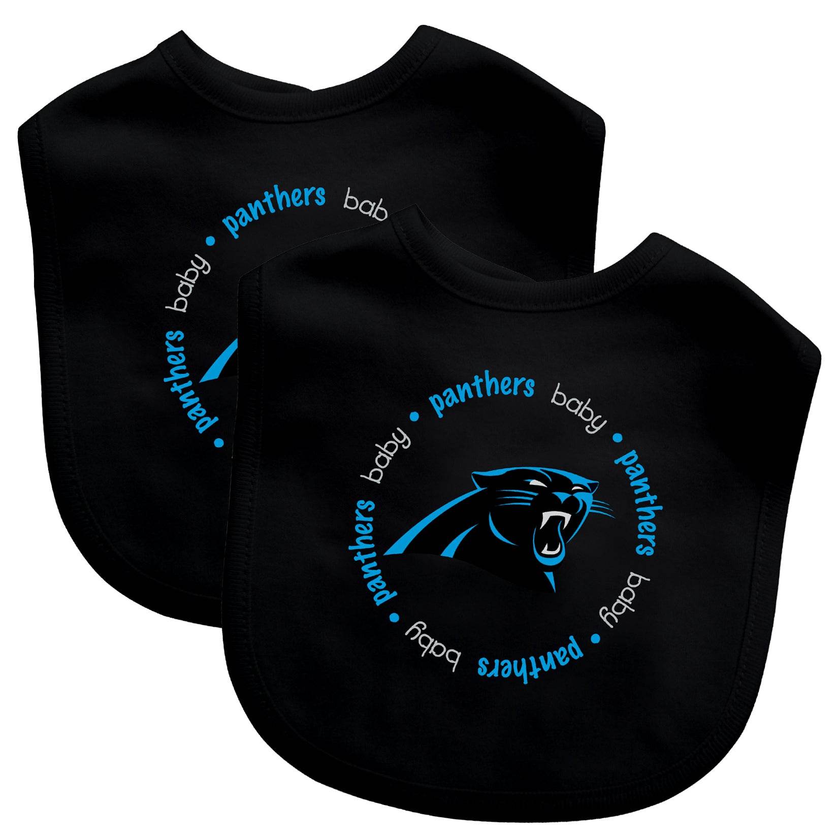 Carolina Panthers Baby Bibs 2 Pack Officially Licensed - ToylandEU