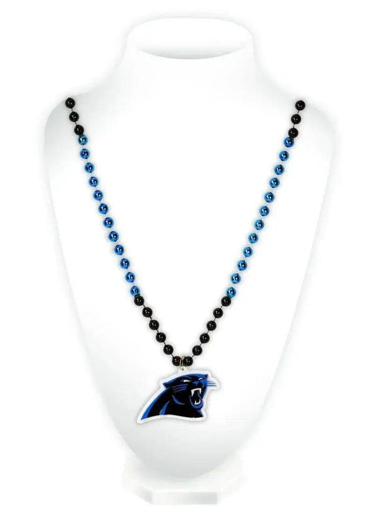  Carolina Panthers Beads with Medallion Mardi Gras Style -  ToylandEU™