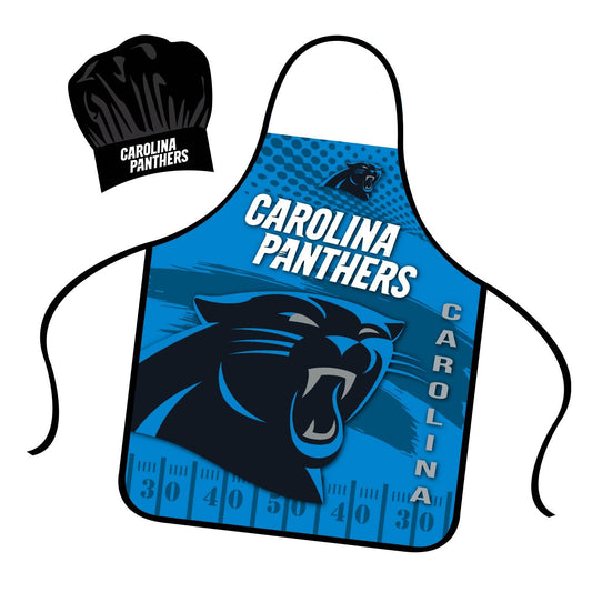 Carolina Panthers Chef Hat And Apron Set Official Licensed - ToylandEU