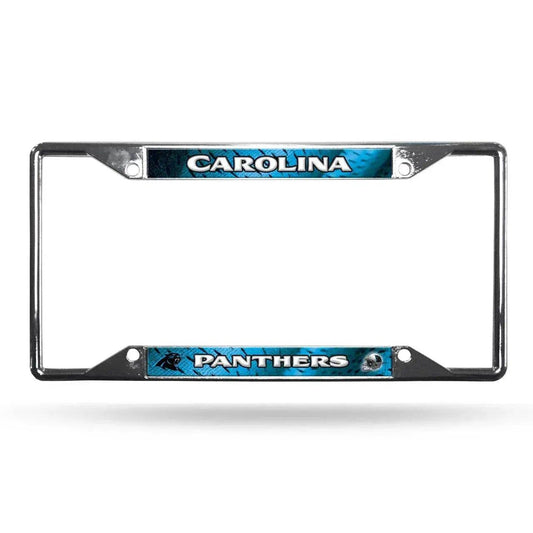  Carolina Panthers Chrome License Plate Frame EZ View -  ToylandEU™