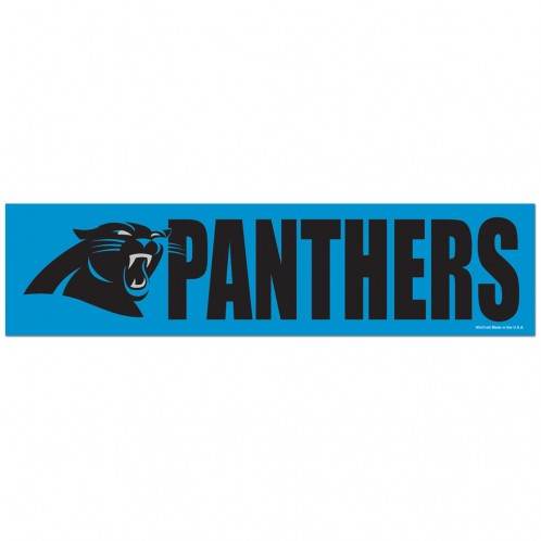 Carolina Panthers Decal 3x12 Bumper Strip Official Sticker - ToylandEU