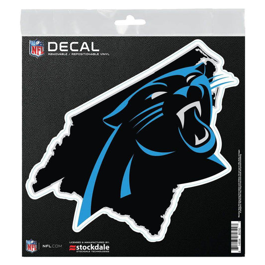 Carolina Panthers Decal 6x6 All Surface State Shape - ToylandEU