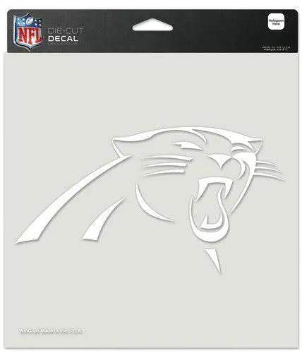  Carolina Panthers Decal 8x8 Die Cut White -  ToylandEU™