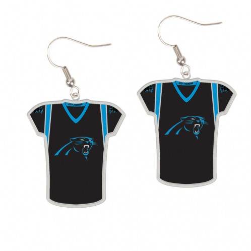 Carolina Panthers Earrings Jersey Style Special Order - ToylandEU