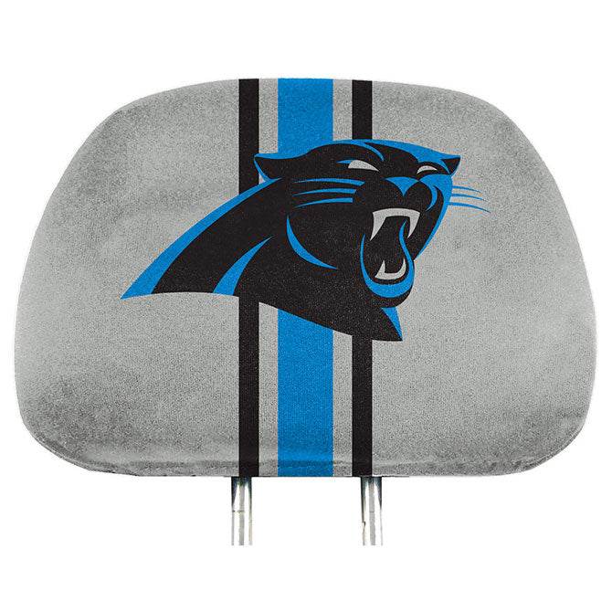 Carolina Panthers Headrest Covers Full Printed Style Set - ToylandEU
