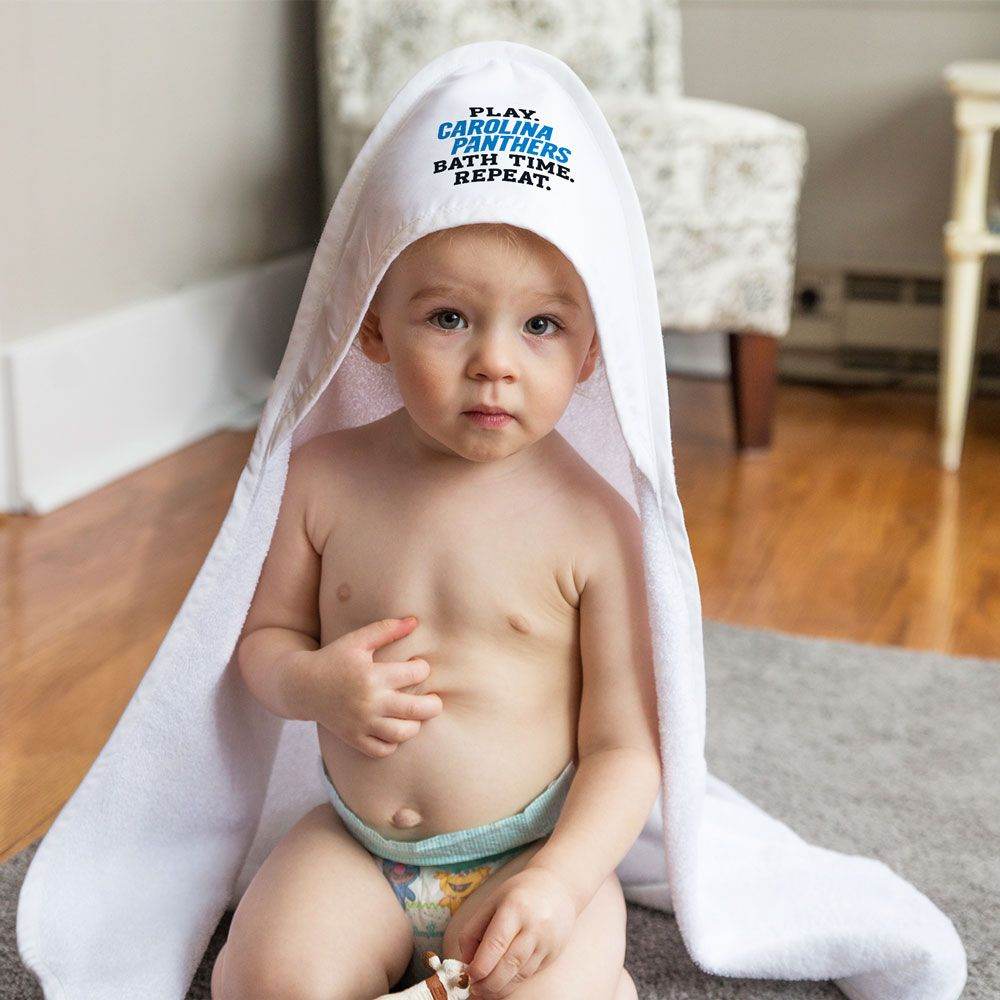 Carolina Panthers Hooded Baby Towel All Pro Terry Cloth - ToylandEU