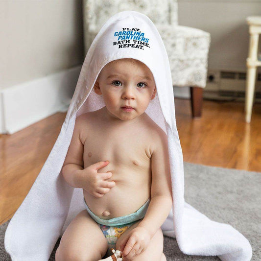 Carolina Panthers Hooded Baby Towel All Pro Terry Cloth - ToylandEU