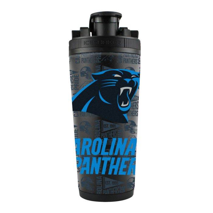 Carolina Panthers Ice Shaker 26oz Stainless Steel Bottle - ToylandEU