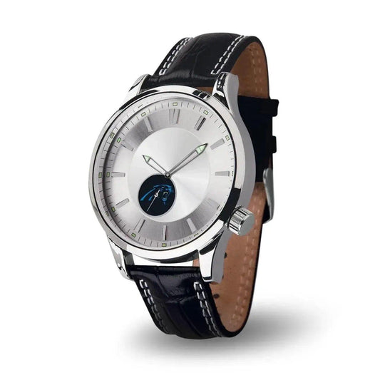  Carolina Panthers Icon Style Watch Leather Strap Logo Dial -  ToylandEU™