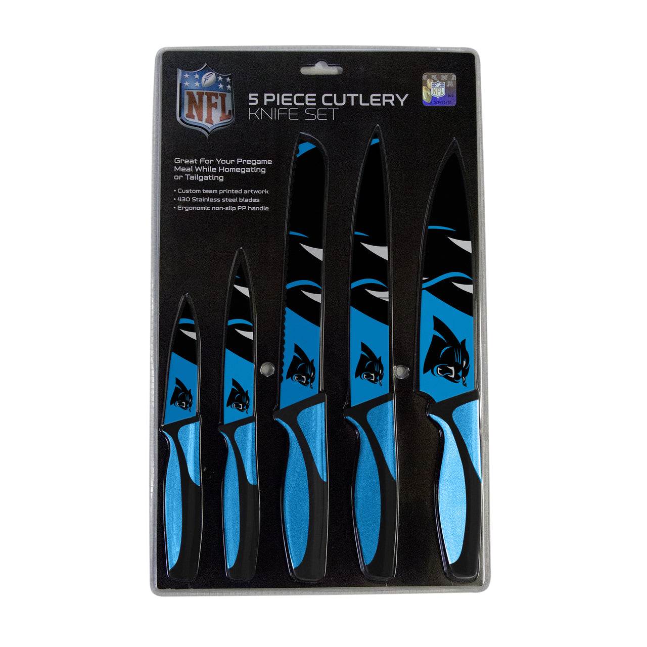 Carolina Panthers Knife Set 5 Piece Kitchen Utensils - ToylandEU