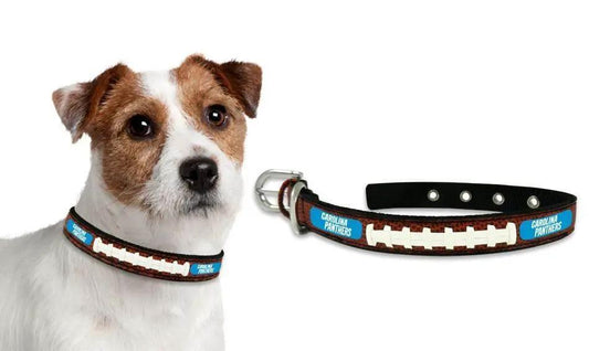  Carolina Panthers Leather Football Pet Collar Small -  ToylandEU™