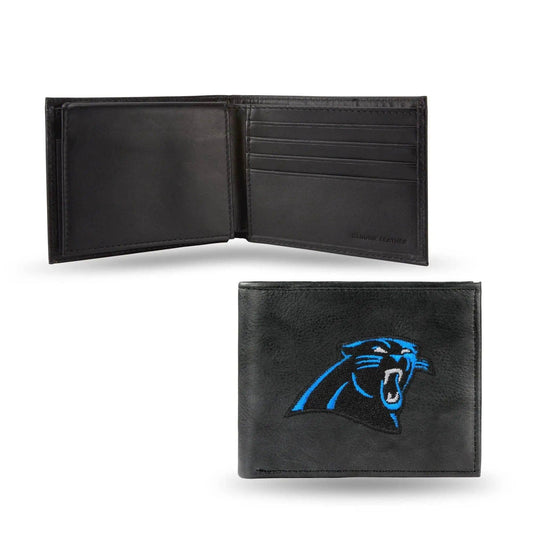  Carolina Panthers Leather Wallet Billfold Embroidered Black -  ToylandEU™