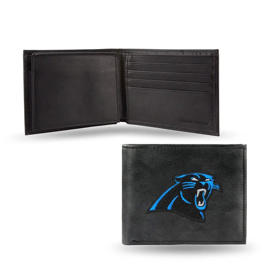  Carolina Panthers Leather Wallet Billfold Embroidered Black -  ToylandEU™