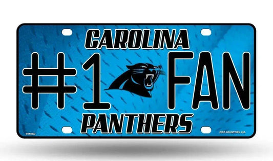  Carolina Panthers License Plate #1 Fan -  ToylandEU™