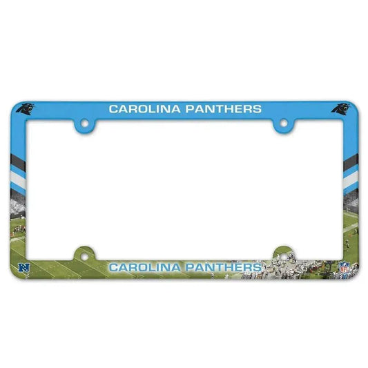  Carolina Panthers License Plate Frame Plastic Full Color Style -  ToylandEU™