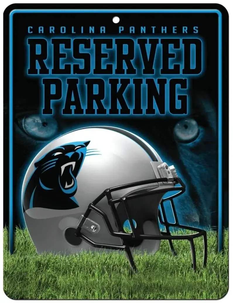  Carolina Panthers Metal Parking Sign Embossed Four Color -  ToylandEU™
