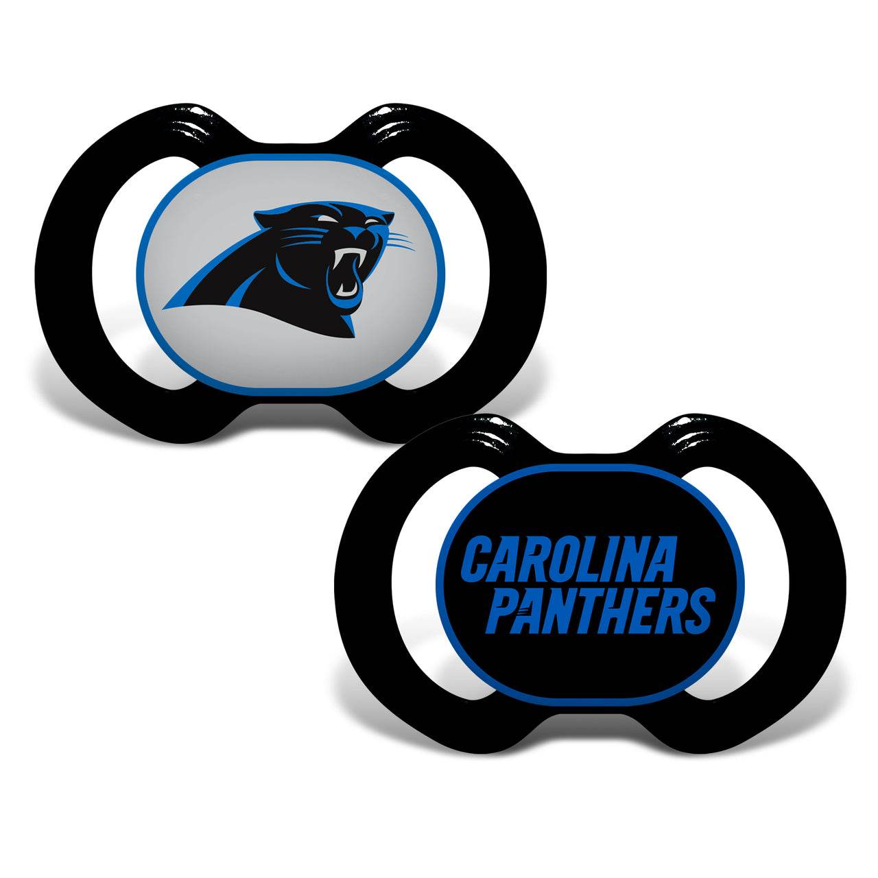 Carolina Panthers Pacifier 2 Pack Officially Licensed - ToylandEU