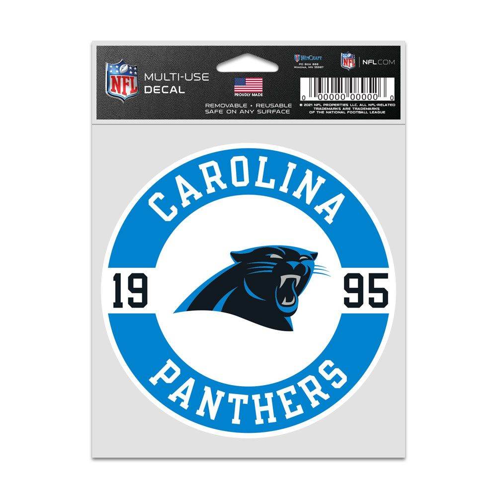 Carolina Panthers Patch Decal 3.75x5 Inches Wincraft - ToylandEU
