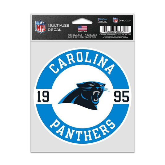 Carolina Panthers Patch Decal 3.75x5 Inches Wincraft - ToylandEU