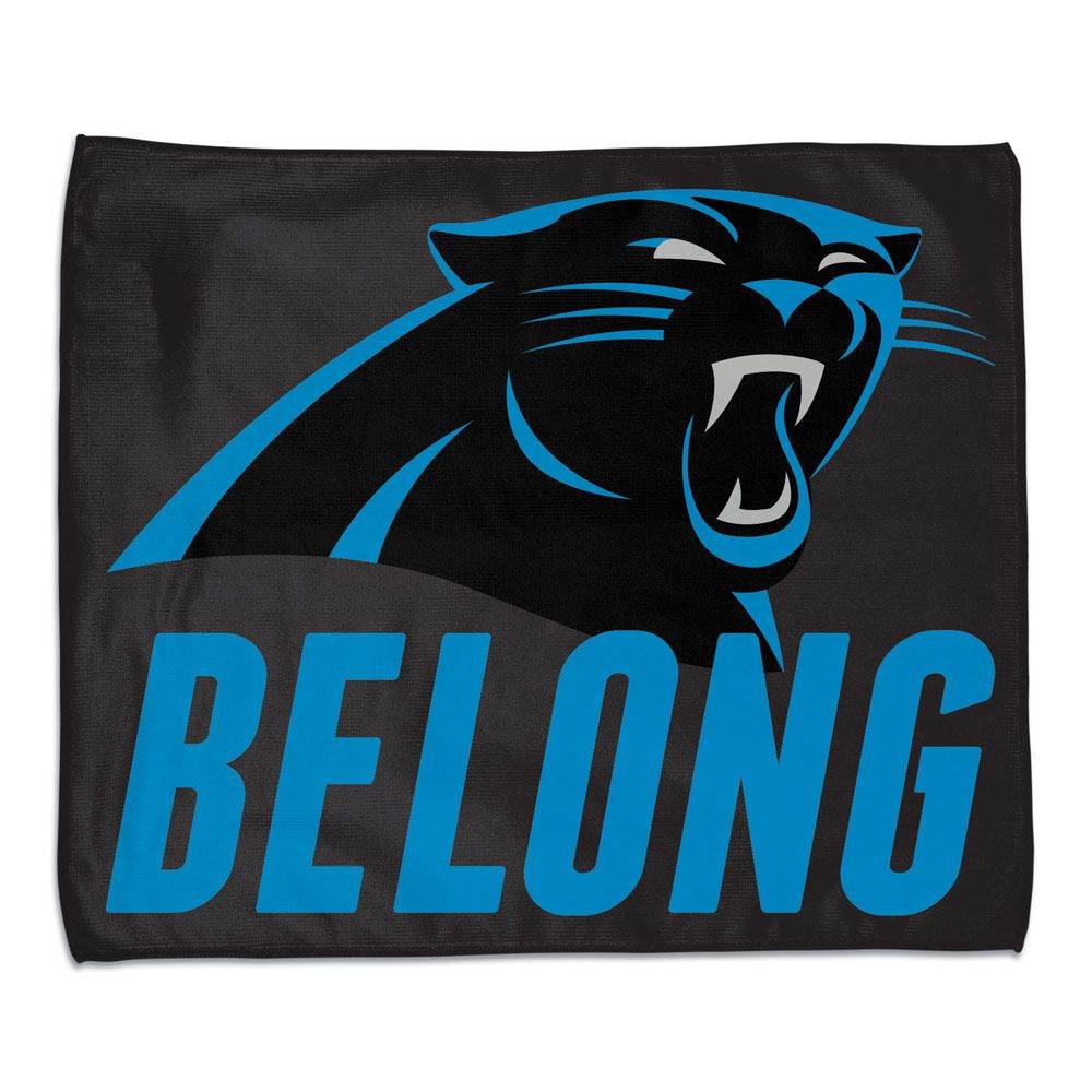 Carolina Panthers Rally Style Towel 15x18 Full Color - ToylandEU