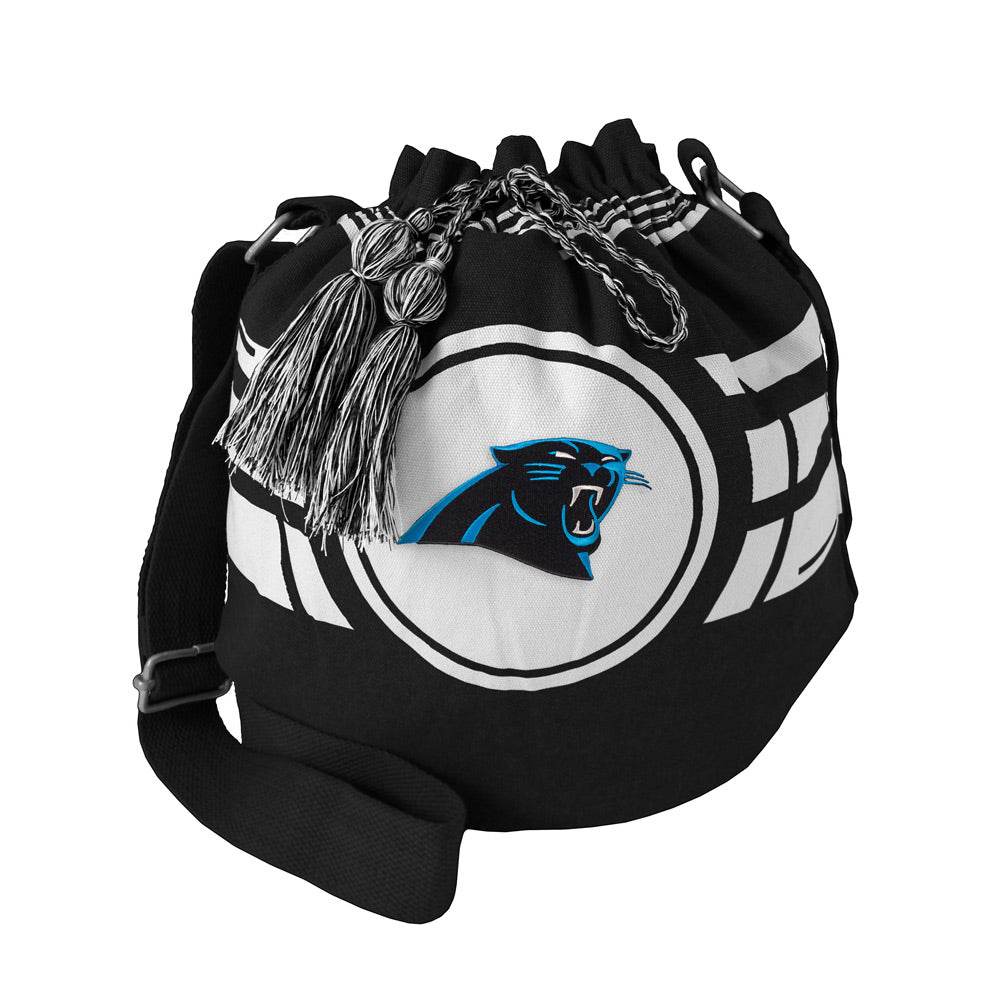 Carolina Panthers Ripple Drawstring Bucket Bag With Logo - ToylandEU