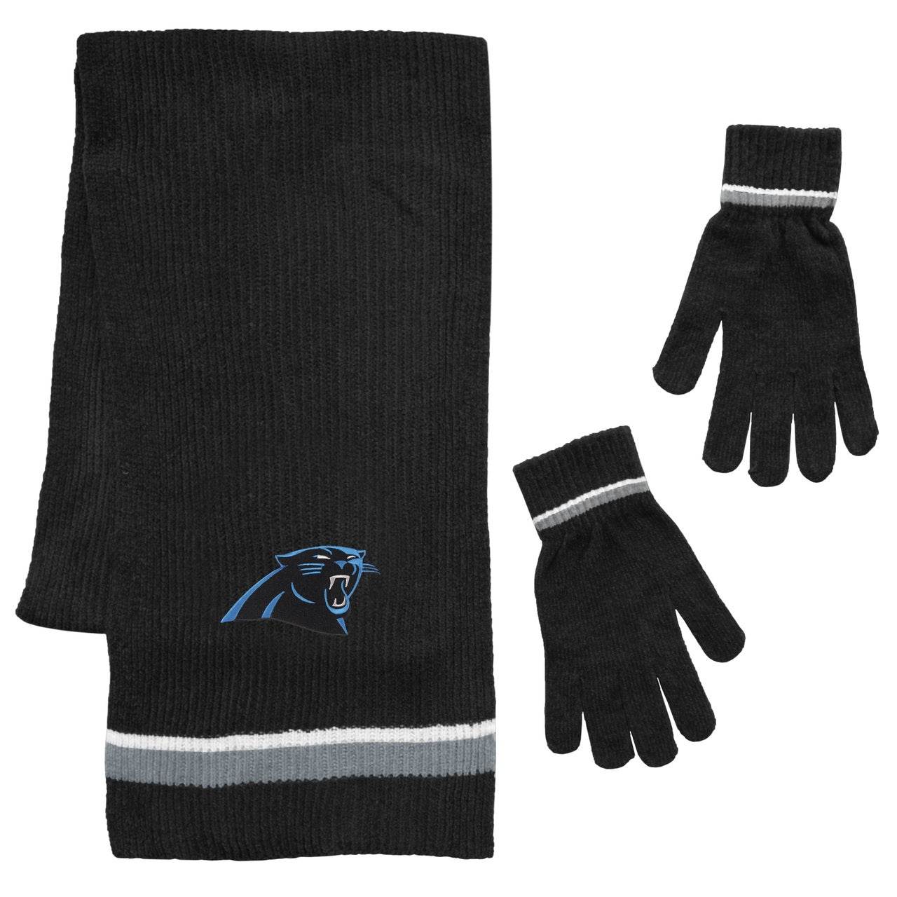 Carolina Panthers Scarf and Glove Gift Set Chenille - ToylandEU